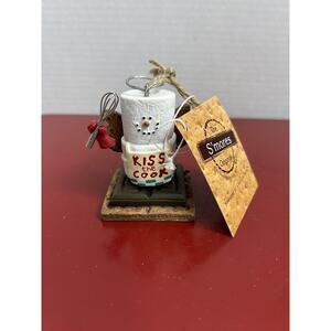 S'mores Holiday Ornament - White and Red